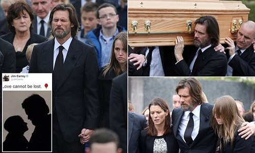 Жим Керри найз бүсгүйгээ оршууллаа