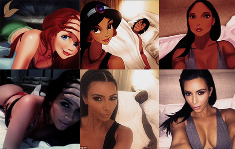 Диснейн гүнжүүд Кимийг дуурайв