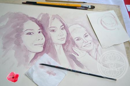 Дарсаар зурсан зургууд