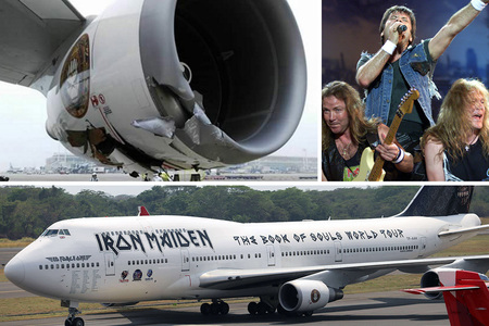 “Iron Maiden” хамтлагийн онгоц осолджээ