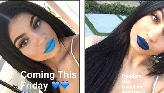 Кайли хөх, цэнхэр өнгийн уруулыг будаг гаргав