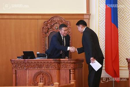 У.Хүрэлсүхийг Ерөнхий сайдаар томилохыг Ерөнхийлөгч дэмжив