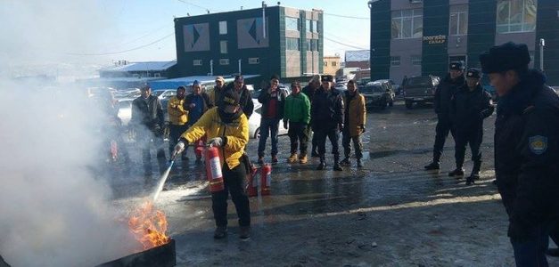 Галын аюулаас урьдчилан сэргийлэх дадлага сургууль хийлээ
