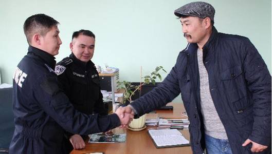 Цагдаагийн алба хаагчдад  талархал илэрхийллээ