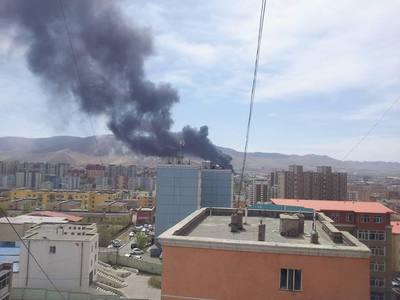 Гурвалжингийн гүүр орчимд гал гарчээ