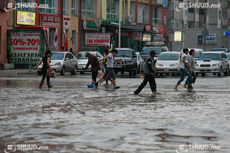 Гэнэтийн үер усны аюулаас сэрэмжлүүлж байна