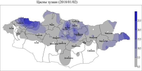 Улаанбаатарт өдөртөө +1 хэм дулаан байна