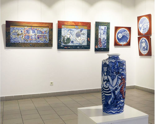 Монгол зураачийн бүтээл Чех улсын Писех хотын музейд дэлгэгдлээ