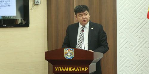 Багануур дүүргийн Засаг дарга Ц.Сандаг-Очир мэдээлэл хийв