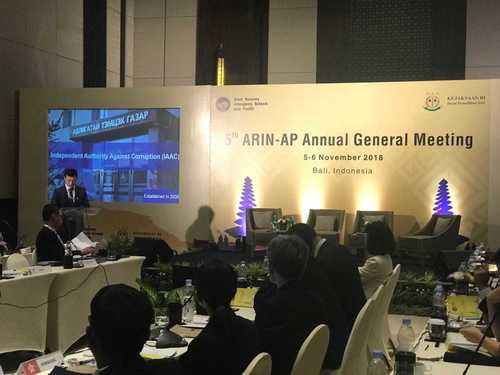 Монгол Улс хууль бус хөрөнгө буцаах сүлжээний УЗ-ийн гишүүн боллоо