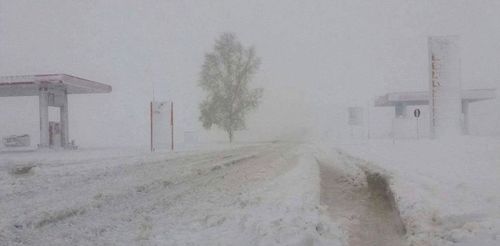 Архангай, Булганы нутгаар цасан шуурга шуурна