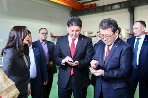 Ерөнхий сайд У.Хүрэлсүх малын ээмэгний үйлдвэртэй танилцав