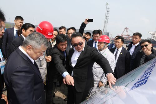 Ерөнхийлөгч Х.Баттулга Цаофэйдянь боомтын үйл ажиллагаатай танилцлаа