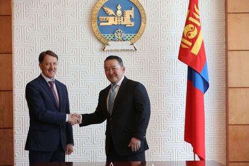 ОХУ-ын Засгийн газрын орлогч дарга Ерөнхийлөгч Х.Баттулгад бараалхав