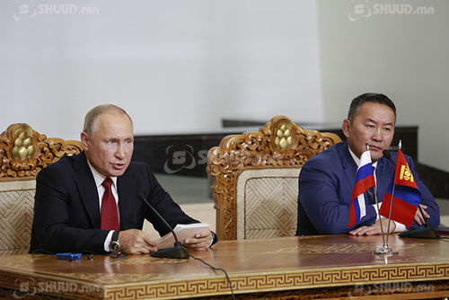 В.В.Путин: Хамтын их ялалт байгуулахад Монгол Улсын оруулсан хувь нэмрийг ямагт санан дурсдаг