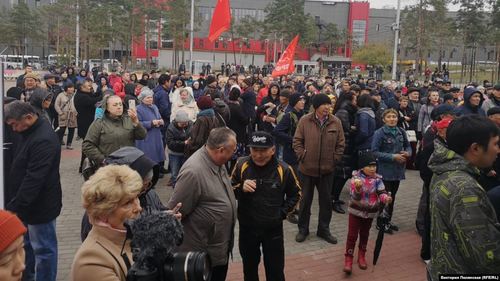 Улаан-Үдэд дахин эсэргүүцлийн жагсаал боллоо