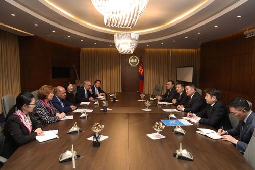 Европын сэргээн босголт, хөгжлийн банкны ерөнхийлөгчийг хүлээн авч уулзав