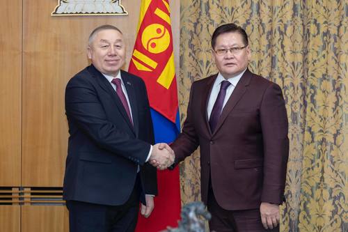 Ө.Энхтүвшин Казахстаны Элчин сайдыг хүлээн авч уулзав