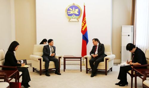 БНСУ-аас Монгол Улсад суугаа Элчин сайдыг хүлээн авч уулзав