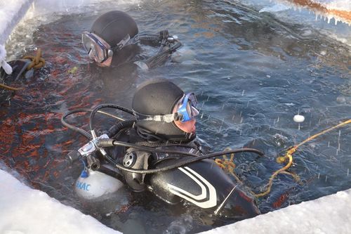 Усны гүнд эрэн хайх, аврах ажиллагааны дадлага сургууль хийлээ
