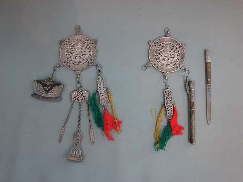 Буриад эхнэрийн ташаалын бэл, таван саваагүй, хэт хутга