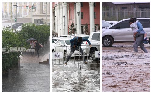 Улаанбаатарт дуу цахилгаантай аадар бороо орно