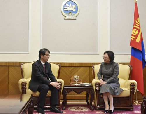 С.Одонтуяа Элчин сайд Кобаяши Хироюкиг хүлээн авч уулзав