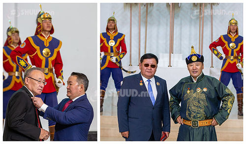 ВИДЕО: Л.Хүрэлбаатар, Д.Баттөр, Д.Ганбаатар нарт ХӨДӨЛМӨРИЙН БААТАР цол хүртээв