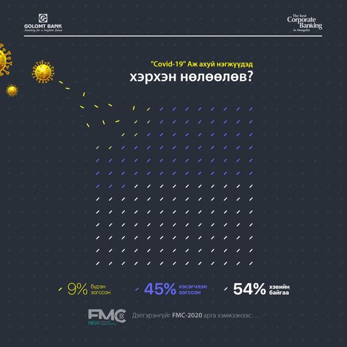 COVID-19 Монгол Улсын аж ахуйн нэгж байгууллагад хэрхэн нөлөөлөв?