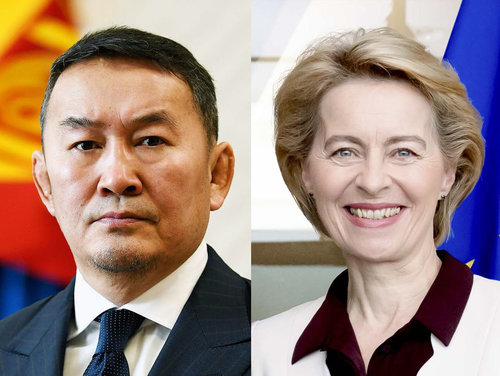 Х.Баттулга Европын комиссын Ерөнхийлөгч Урсула фон дер Лайентай цахим уулзалт хийлээ