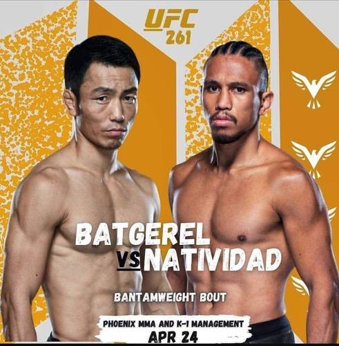 Д.Батгэрэл UFC холбооны гурав дахь тулаанаа энэ сарын 24-нд хийнэ