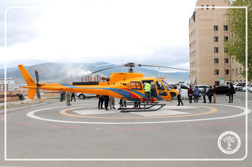 ГССҮТ нисдэг тэргээр эмнэлгийн яаралтай тусламж үзүүллээ