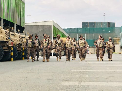 Монгол Улсын Зэвсэгт хүчний цэргийн баг үүргээ хүлээлгэн өглөө