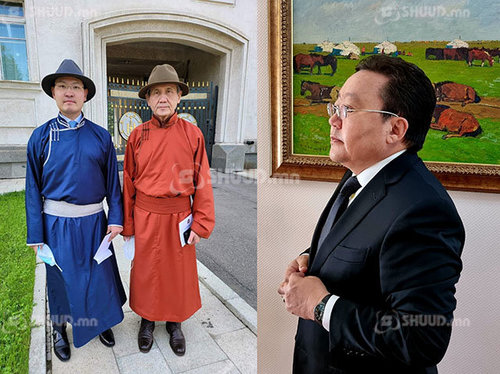 Тангараг өргөх ёслолд оролцох экс ЕРӨНХИЙЛӨГЧ нарын гоёл