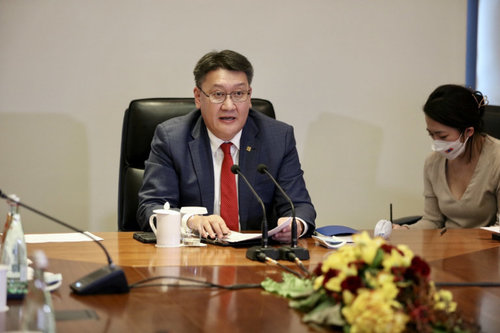 Сангийн сайд Б.Жавхлан БНХАУ-ын хөгжил шинэчлэлийн хорооны дэд даргатай цахимаар уулзлаа