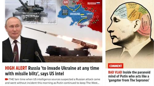 The Sun Орос Украин руу довтолно гэсэн мэдээллээ засжээ