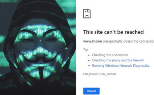 Anonymous хакерчдын бүлэг ОХУ-д цахим дайн зарлалаа