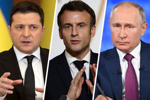 Макрон Украин, ОХУ-ын төрийн тэргүүнүүдтэй Украины асуудлаар дахин хэлэлцэнэ