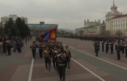 Монголын цэргүүд Улаан-Үд дэх парадад оролцжээ