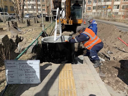 Борооны ус зайлуулах шугам угсралтын ажлыг эхлүүллээ