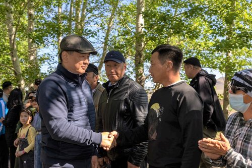 Ерөнхийлөгч У.Хүрэлсүх Хэнтий аймагт ажиллаж байна