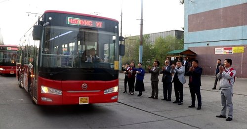 Нийтийн тээврийн 60 шинэ автобус үйлчилгээнд гарлаа