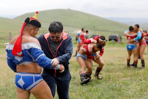 Улстөрчид бөхийн гал хэсчээ