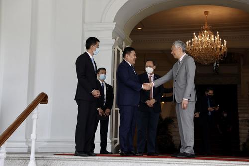 Монгол, Сингапур улсын Ерөнхий сайд нар албан ёсны хэлэлцээ хийлээ