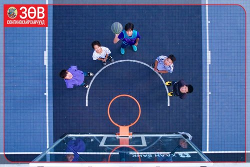 СХД-ийн 12 дугаар хороо 3х3 сагсан бөмбөгийн талбайтай болжээ