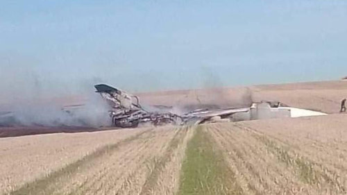 Оросын Су-24 бөмбөгдөгч онгоц Украины хилийн ойролцоо осолджээ