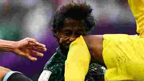 Гавлын яс нь цуурч, хүнд гэмтсэн Саудын Арабын тоглогчийг Германд эмчлүүлнэ