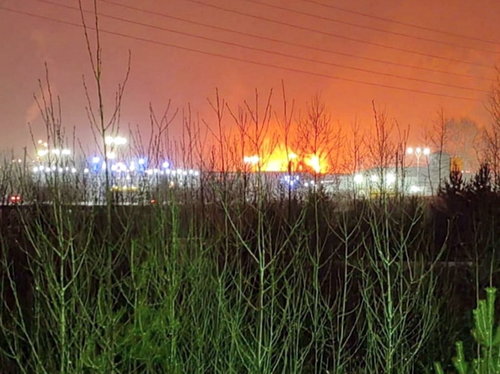 Эрхүүгийн газрын тосны үйлдвэрт гал гарчээ