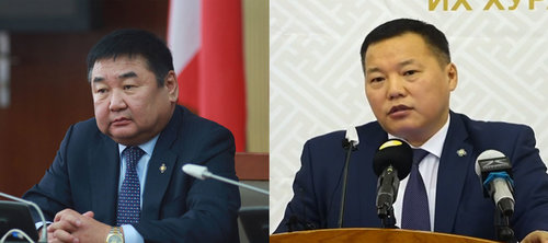 О.Цогтгэрэл, Д.Ганбат нар Төрийн ордонд нударга зөрүүлжээ