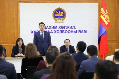 Ж.Эрхэмбаатар дэд сайдын үүрэгт ажилдаа орлоо